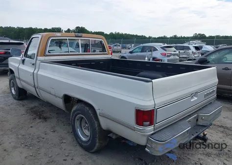 1986 Chevrolet C10 из США, поврежденный, VIN 1GCDC14H0GF388496